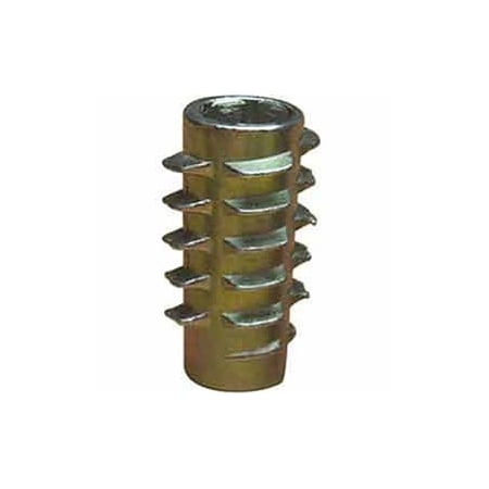 E-Z Lok Hex Drive Threaded Insert, M6-1.00 Int Thrd Sz, 0.512 in L, Zinc Alloy 800610-13